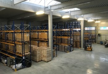 Warehouse with services for rent - location Olomouc Hodolany.
