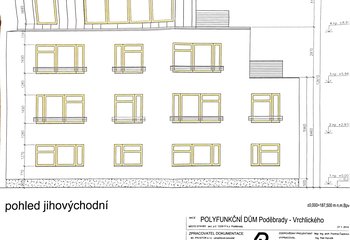 Grundstück zum Verkauf mit einem Projekt für das Multifunktionshaus in Poděbrady