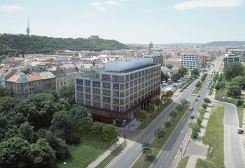Block Karlín, Rohanské nábřeží, Praha 8 - Karlín