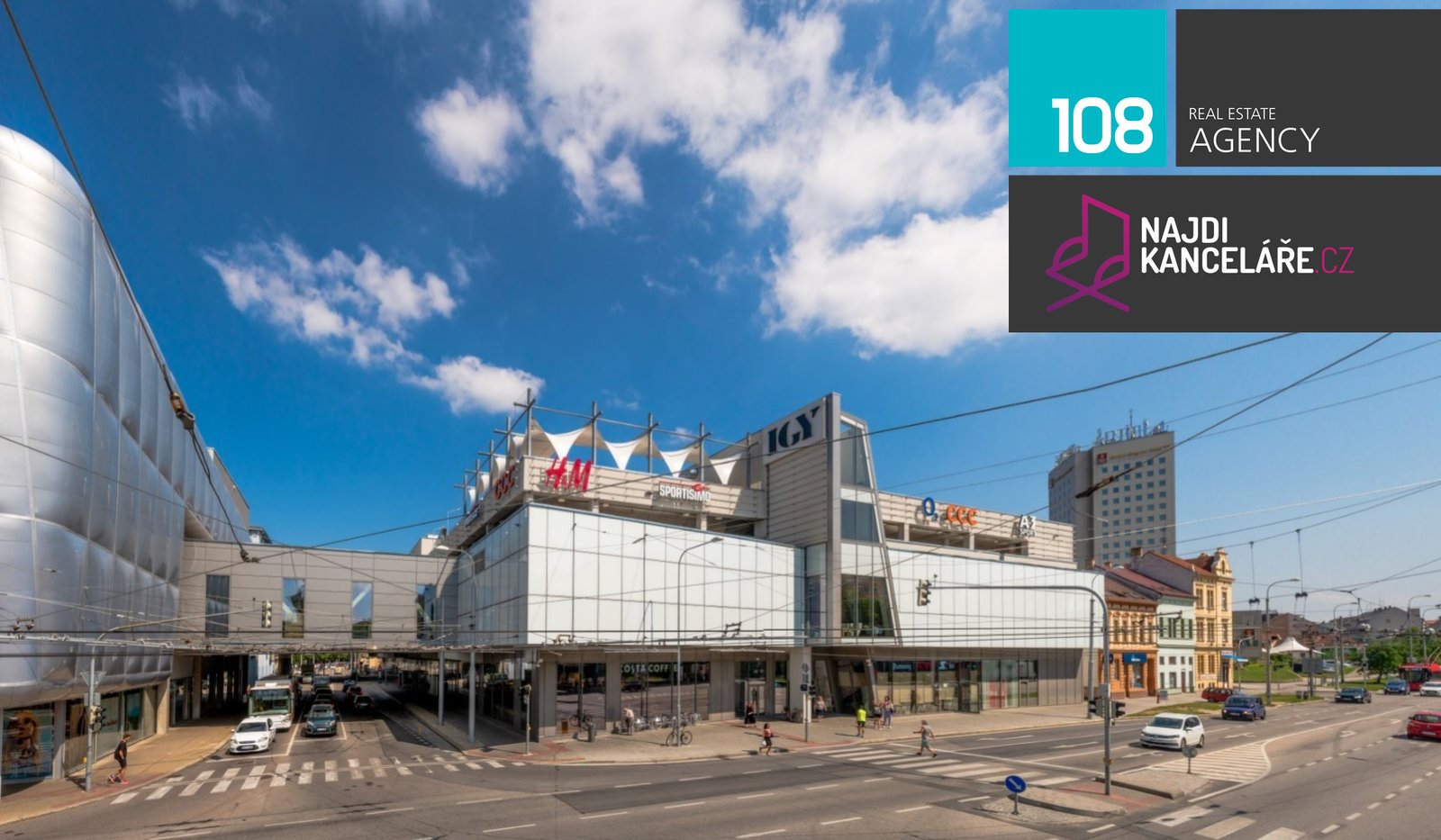 Igy Ceske Budejovice Pronájem kanceláří České Budějovice IGY Centrum, Pražská tř.