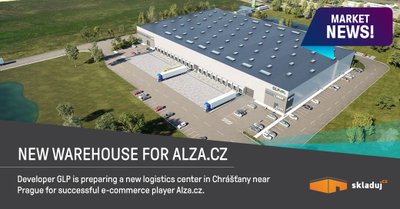 Alza.cz bude využívat nový sklad v Chrášťanech u Prahy