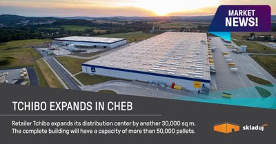 Tchibo rozšiřuje distribuční centrum v Chebu o 30.000 m2