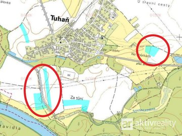 Prodej Pole, 25 078 m² - Tuhaň