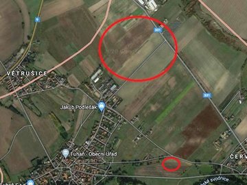 Prodej Pole, 30 958 m², závlaha - Tuhaň