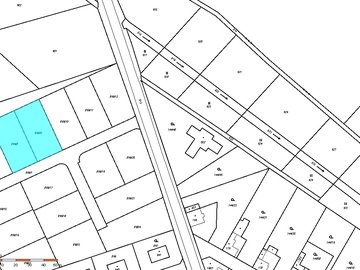 Prodej dvou sousedících pozemků k bydlení 2 x 800 m2 Úhonice, Praha Západ