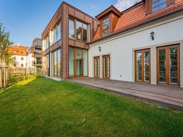 Pronájem, Byty 3+1, 88m², Praha - Troja, terasa, zahrada 100m²