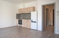 Pronájem novostavby bytu 1+kk s balkonem a parkovacím stáním, Brno-Slatina, ul. Kigginsova, UP 42 m²