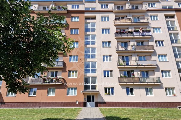 Pronájem bytu 2+1 s balkonem, Brno - Ponava, ul. Botanická, UP 53 m²