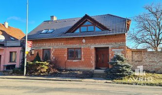 Prodej řadového rodinného domu, menší zahrada, technické zázemí, dílna, Letonice u Vyškova