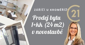 Prodej bytu 1+kk, 24m2, Záříčí u Kroměříže