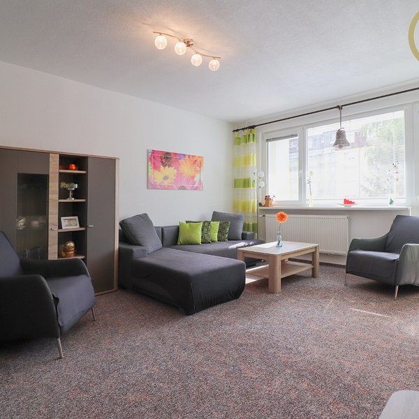 Slunný prostorný byt 3+1/L, 76 m2 v OV, Liberec - Vesec