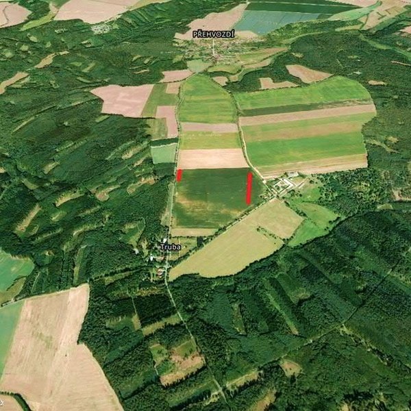 Zemědělská půda v katastru Kostelec nad Černými lesy
