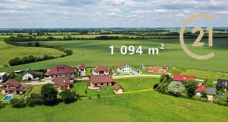 Prodej pozemku 1094 m2 v obci Úmyslovice-Poděbrady
