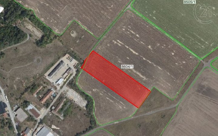Prodej zemědělských pozemků 25 608 m², k.ú. Nesvačilka, Újezd u Brna, okres Brno-venkov