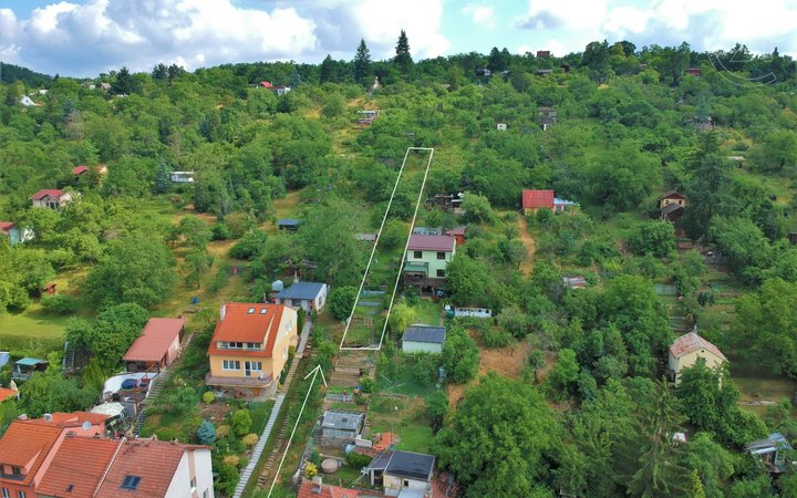 Zahrada Libušino údolí, Brno, CP 548 m2, vhodný i pro individuální rekreaci