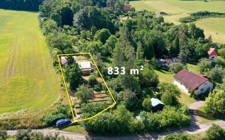 Prodej stavebního pozemku, 833 m² - Loděnice, Vysoký Újezd