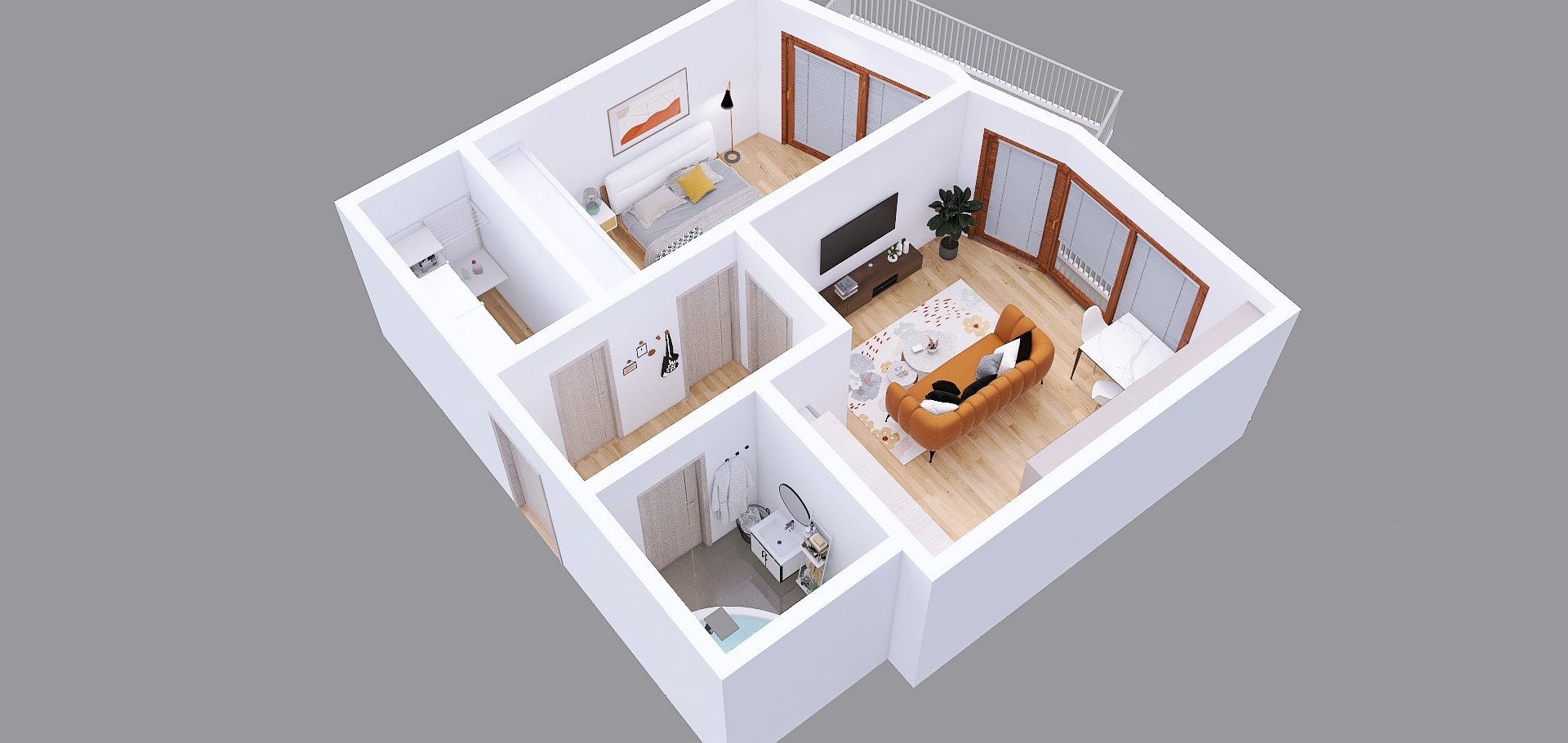 Prodej bytu 2+kk s prostorným balkonem,  63 m², Praha - Stodůlky