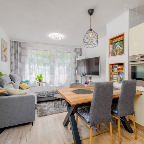 Prodej bytu 2+kk v osobním vlastnictví s lodžií a sklepem,  48 m², Praha - Černý most