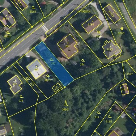 Prodej investičního stavebního pozemku v Bystřici nad Olší