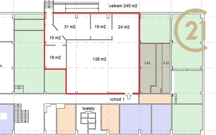 Pronájem, nebytový prostor, 245 m², Karlovy Vary