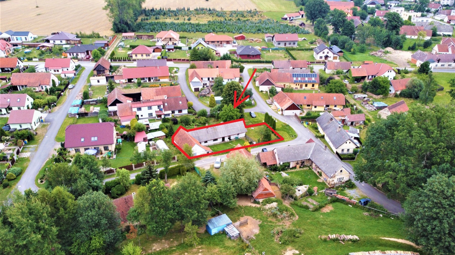 Prodej venkovského domu s pozemkem 591 m² v obci Cetoraz