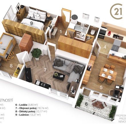 Prodej, Byty 4+kk, 71 m² - Kounov