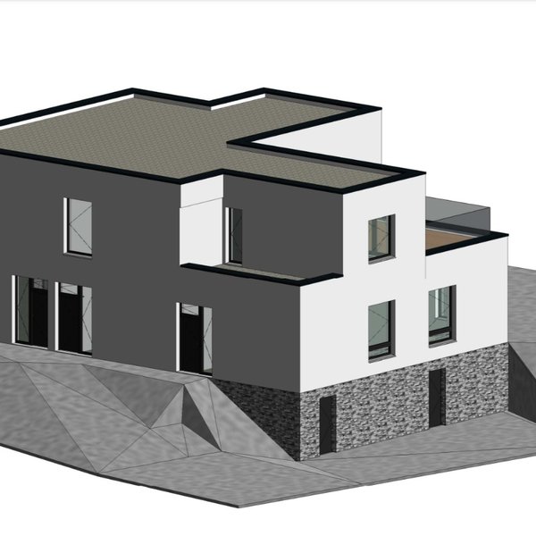 Stavební pozemek s ÚR pro RD se třemi bytovými jednotkami - 800m² - Kralupy nad Vltavou