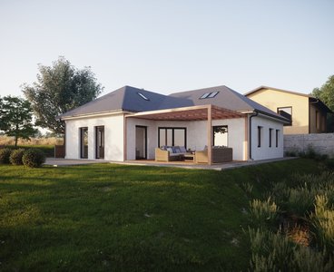 Prodej novostavby rodinného domu 253 m² na pozemku 745 m² v obci Jažlovice, Říčany