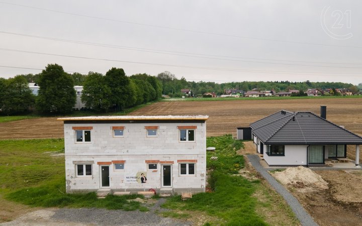 Novostavba řadového domu 3+kk v obci Dobrá u Frýdku-Místku