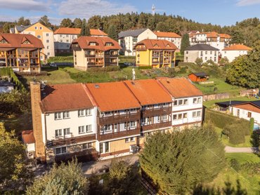 Prodám byt 1+1,  20 m² s balkonem 8 m² v apartmánovém domě na ideálním místě - Lipno nad Vltavou