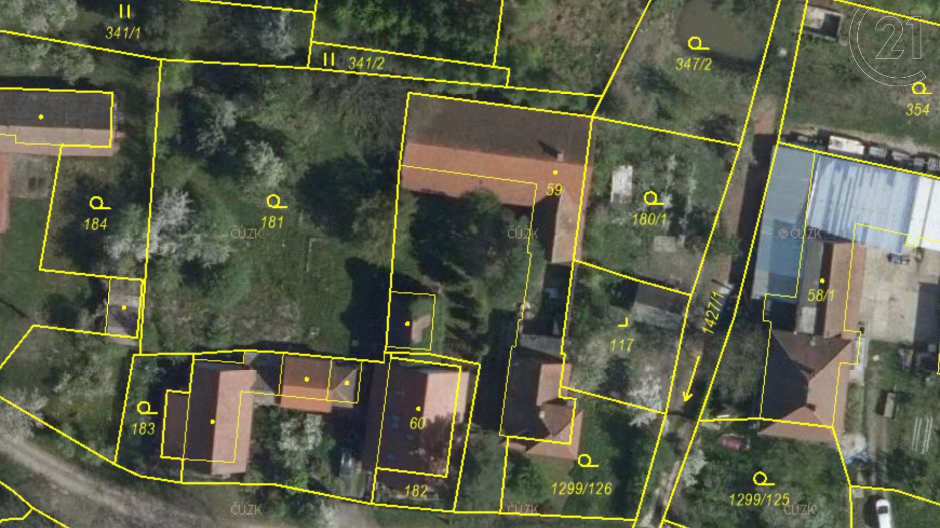 Krásná, rovinatá stavební parcela 2.206 m2 v obci Librantice