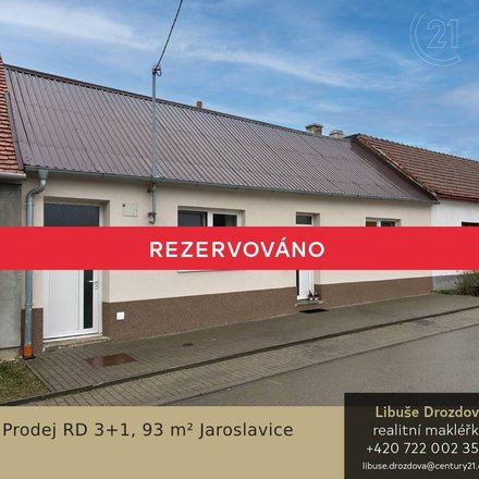 Prodej RD  3+1, 93 m²  Jaroslavice