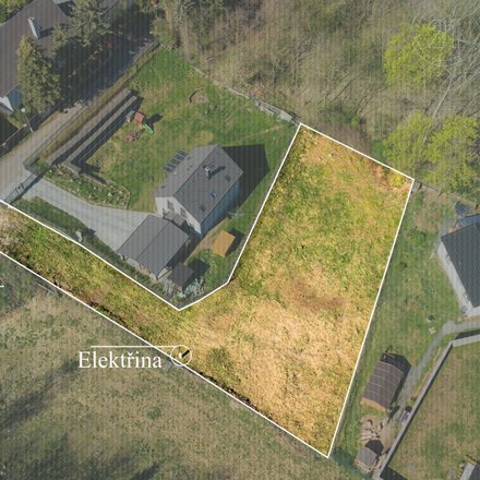 Prodej stavebního pozemku s projektem pro rodinný dům 1103 m² , Hořanská cesta, Most