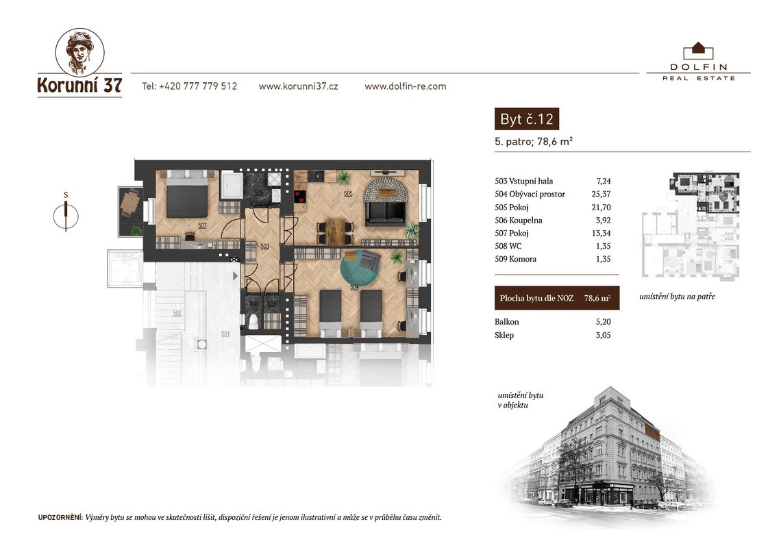 Prodej, Byty 3+kk, 0m² - Praha - Vinohrady - Praha 2