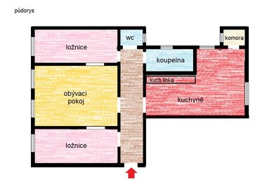 Pronájem, Byty 3+1, 110  m² - Praha - Nové Město, Ev.č.: 00397