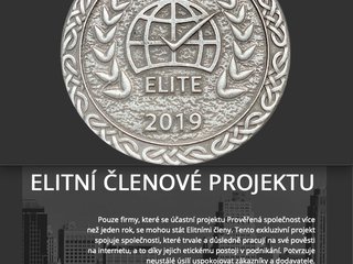 ELITNÍ ČLENOVÉ PROJEKTU - PROVĚŘENÁ SPOLEČNOST