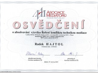 Profesionální řešení sporů - MEDIACE