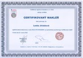 Certifikát 1