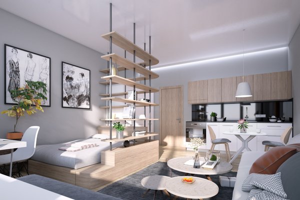 Prodej, Byty 1+kk, 34 m²