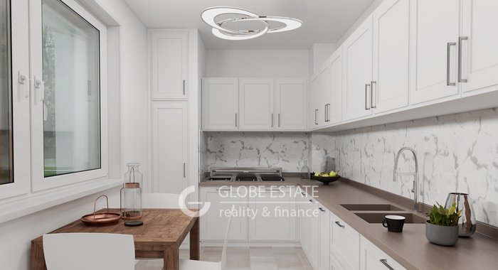 kk-kitchen L shaped modern + table