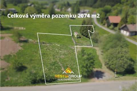 Pozemky pro bydlení, 2074 m², Česká Rybná