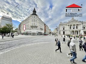 Pronájem obchodních prostor v centru Brna (90,88 m²)