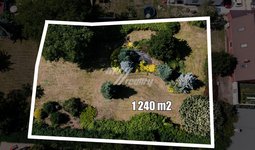 Milovice, prodej stavebního pozemku, 1240 m²,  okr. Nymburk.