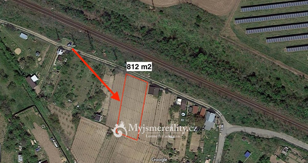 Prodej, Pozemeku s možností výstavby,  812 m² - Hodonice okr. Znojmo