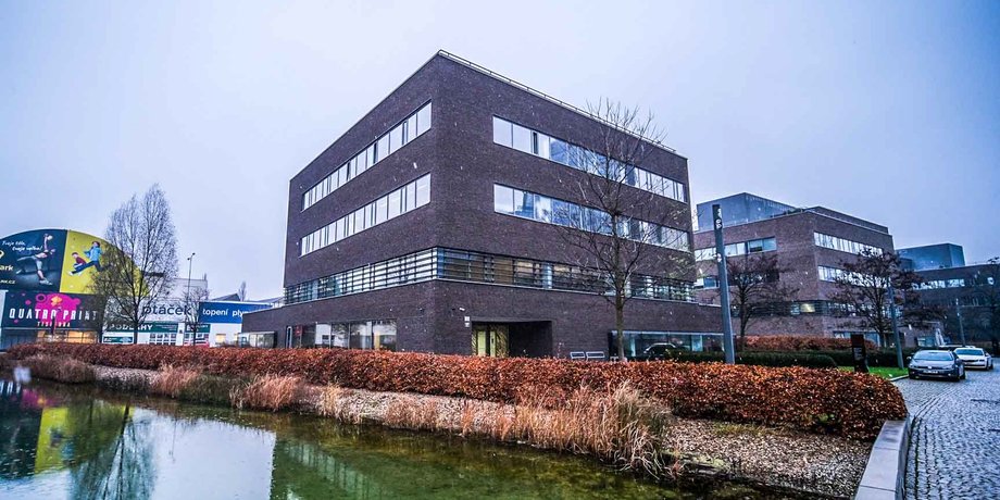Rented premium office space with an area of ​​55 m² + 56 m² terrace in Spielberk Office Center