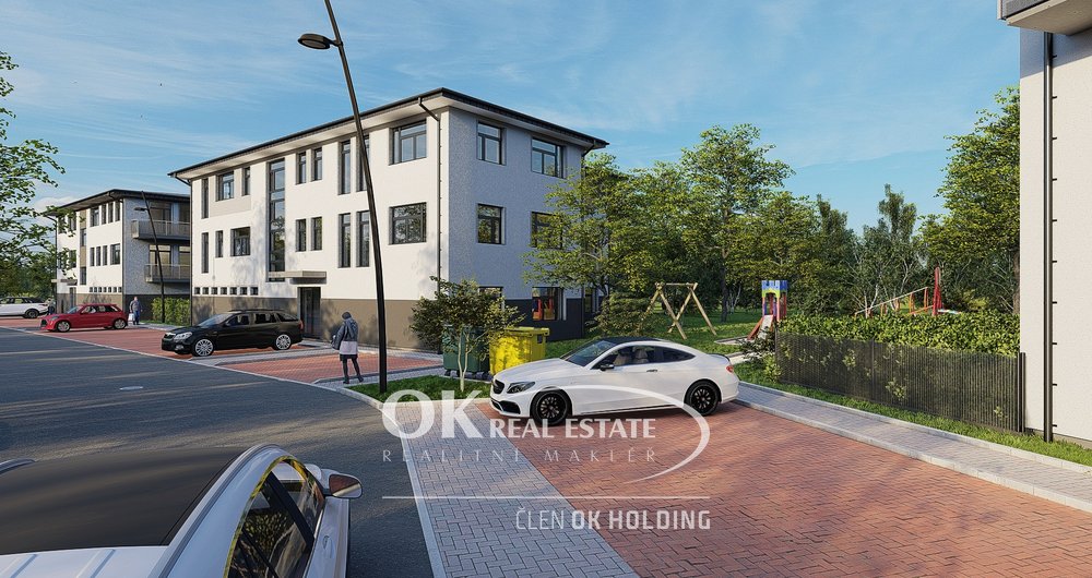 Prodej bytu 2+kk 51,1 m2 s balkonem, sklepní kójí a parkovacím stáním v developerském projektu Rezidence u Aničky