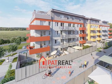 Bytová jednotka 3+kk, 95.90m² s terasou a balkonem - bytový komplex POD CHVALOVKOU - B