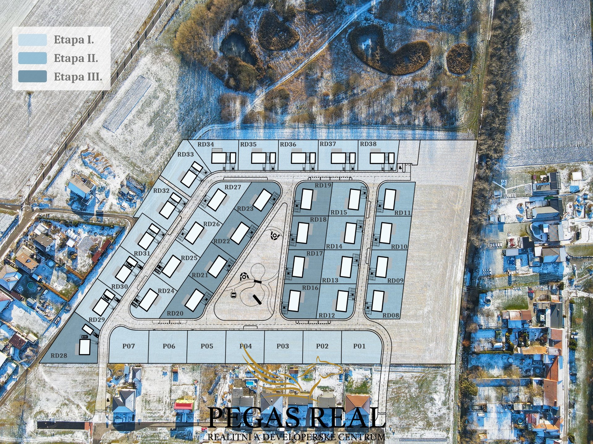 Prodej stavebního pozemku, 607 m<sup>2</sup> – Bohdalice-Pavlovice