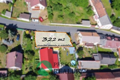 Prodej, Pozemky pro bydlení,  322m² - Újezd, Ev.č.: 00478