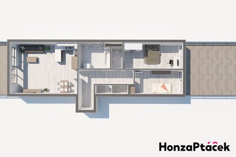 Prodej bytu Kytlická dvě terasy garážové stání realitní makléř • realitní kancelář • realitní služby
